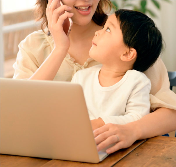 キッズコーナー完備