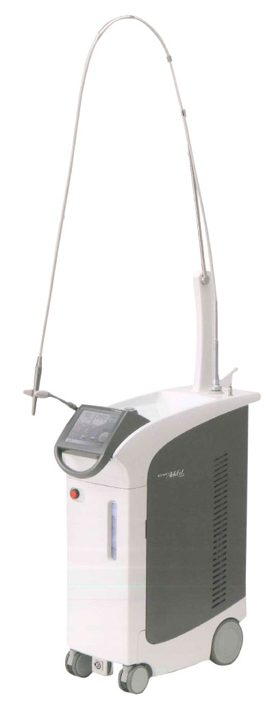 最新のレーザーで痛みの少ない治療